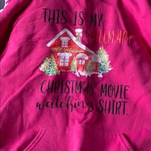 Hallmark hoodie.